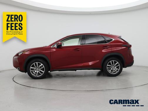 Red 2016 Lexus NX 200t