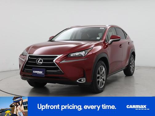 Red 2016 Lexus NX 200t