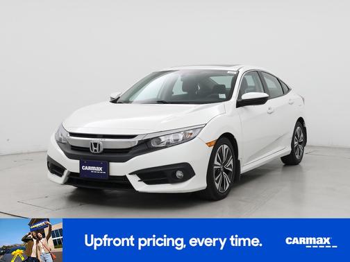 White 2017 Honda Civic EX-T