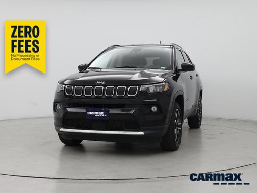 Black 2022 Jeep Compass Latitude Lux