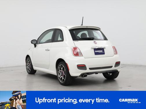White 2015 FIAT 500 Sport