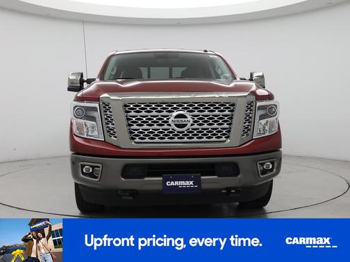 Burgundy 2018 Nissan Titan XD Platinum Reserve