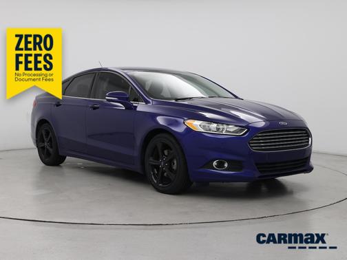 Blue 2016 Ford Fusion SE