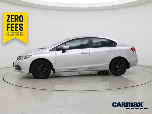 Gray 2014 Honda Civic LX