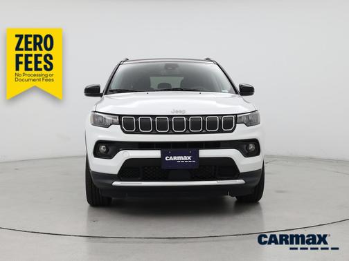 White 2022 Jeep Compass Limited