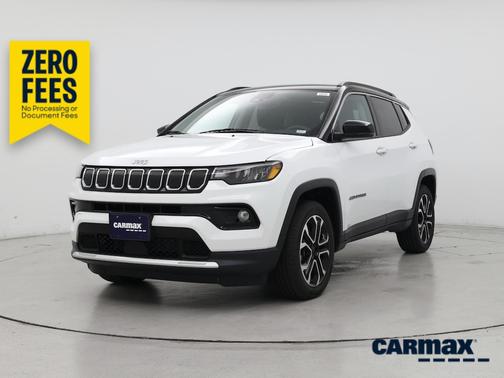 White 2022 Jeep Compass Limited