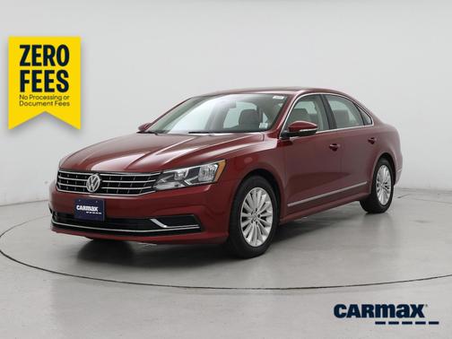 Red 2016 Volkswagen Passat SE