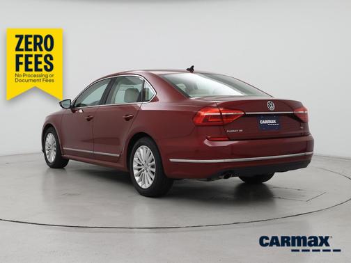 Red 2016 Volkswagen Passat SE