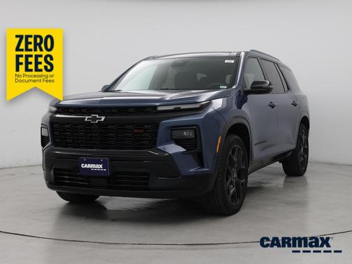 Blue 2025 Chevrolet Traverse RS