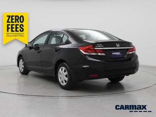 Black 2015 Honda Civic LX