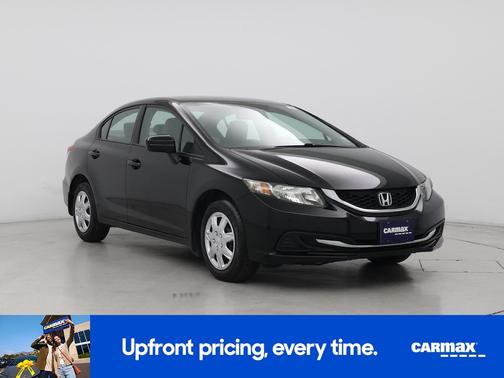 Black 2015 Honda Civic LX