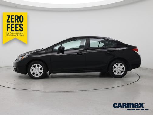 Black 2015 Honda Civic LX