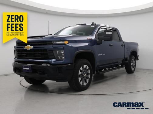 Blue 2024 Chevrolet Silverado 2500 Custom