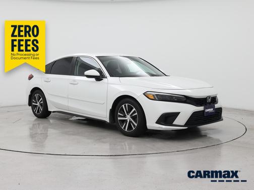White 2024 Honda Civic LX