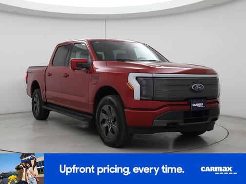 Red 2023 Ford F-150 Lightning Lariat
