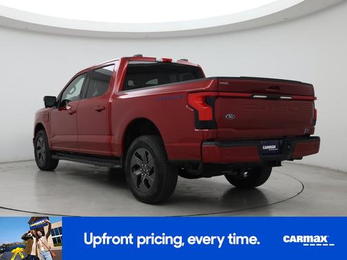 Red 2023 Ford F-150 Lightning Lariat