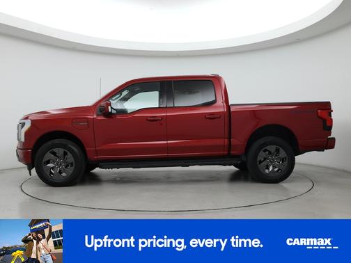 Red 2023 Ford F-150 Lightning Lariat