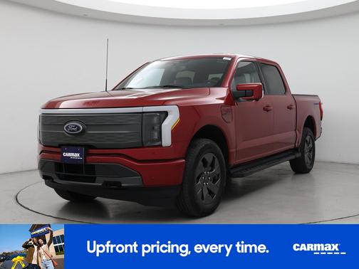 Red 2023 Ford F-150 Lightning Lariat