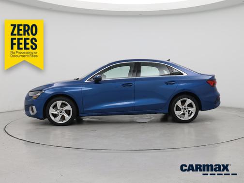 Blue 2022 Audi A3 Premium