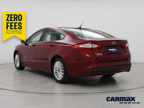 Red 2014 Ford Fusion Energi SE