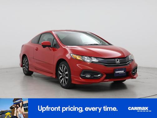 Red 2015 Honda Civic EX-L
