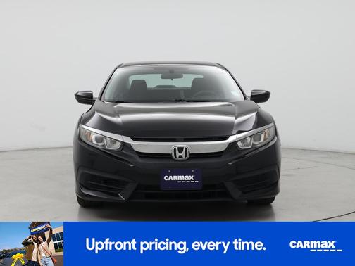 Black 2017 Honda Civic LX