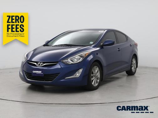 Blue 2015 Hyundai ELANTRA SE