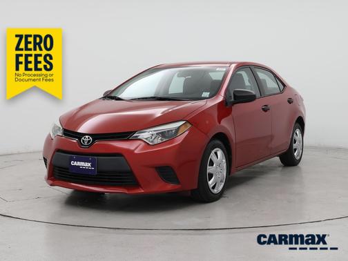 Red 2014 Toyota Corolla LE