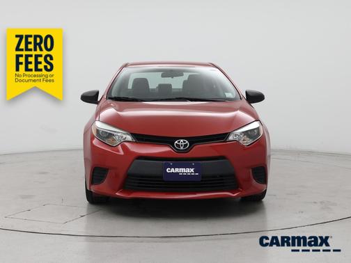 Red 2014 Toyota Corolla LE