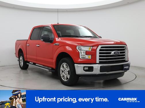 Red 2015 Ford F-150 XLT