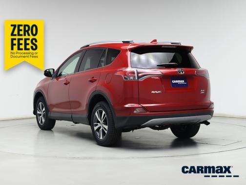 Red 2017 Toyota RAV4 XLE