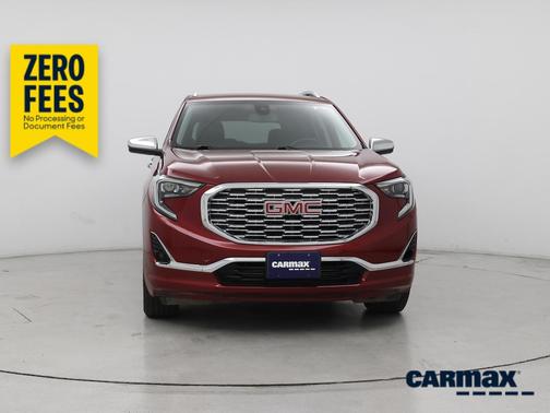 Red 2018 GMC Terrain Denali