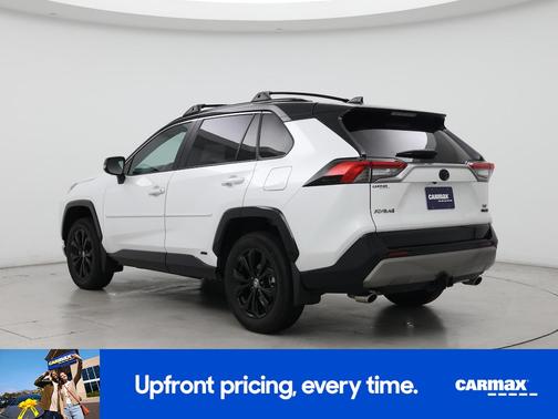 White 2023 Toyota RAV4 Hybrid XSE