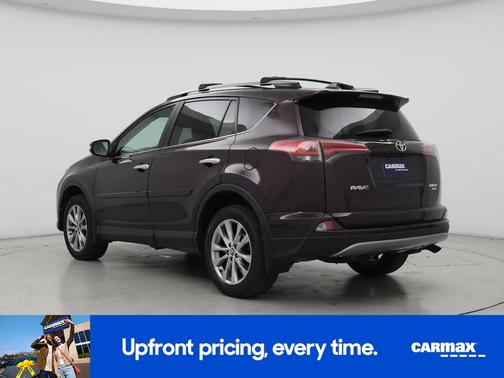 Burgundy 2017 Toyota RAV4 Limited