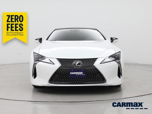 White 2018 Lexus LC 500