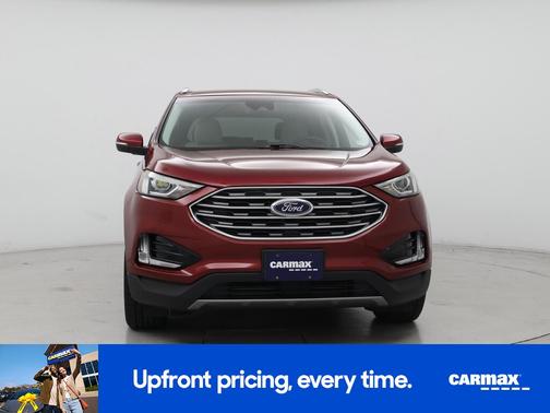 Red 2019 Ford Edge Titanium