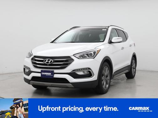 White 2017 Hyundai Santa Fe Sport Ultimate