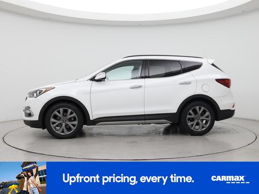 White 2017 Hyundai Santa Fe Sport Ultimate
