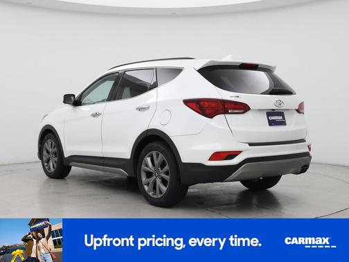 White 2017 Hyundai Santa Fe Sport Ultimate