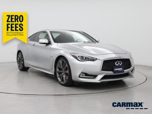 Silver 2018 INFINITI Q60 Red Sport 400
