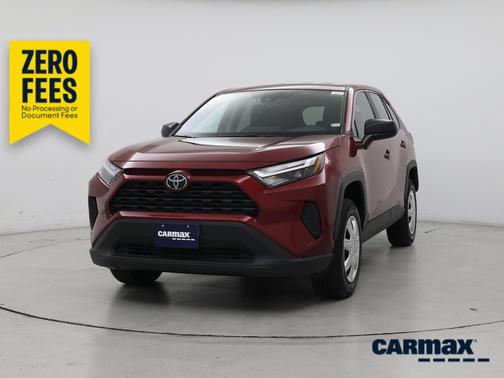 Red 2025 Toyota RAV4 LE