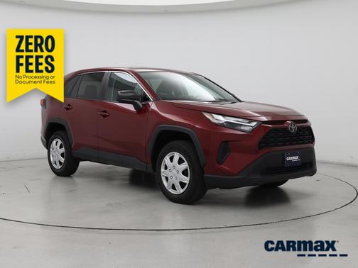 Red 2025 Toyota RAV4 LE