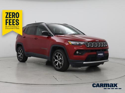 Red 2025 Jeep Compass Limited