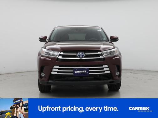 Burgundy 2019 Toyota Highlander Hybrid Limited Platinum
