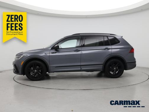 Gray 2023 Volkswagen Tiguan SE R-Line Black