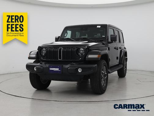 Black 2024 Jeep Wrangler Sahara