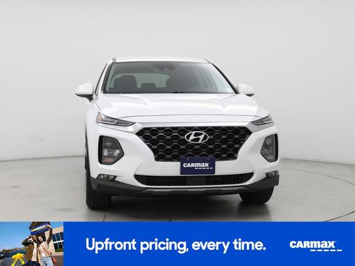White 2020 Hyundai SANTA FE SEL