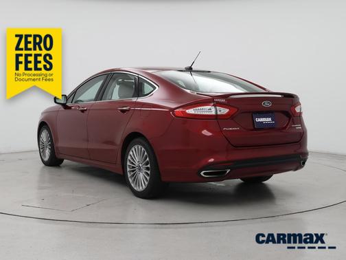 Red 2016 Ford Fusion Titanium
