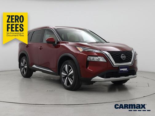 Red 2023 Nissan Rogue Platinum