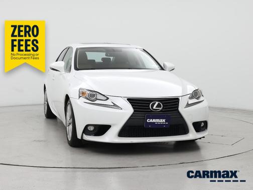 White 2015 Lexus IS 250